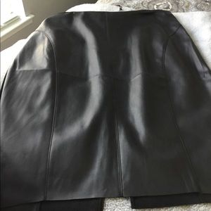 High Waisted Seamed Pencil Skirt